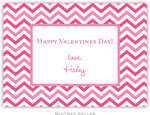 Boatman Geller Stationery - Valentine Chevron Exchange Valentine's Day Cards